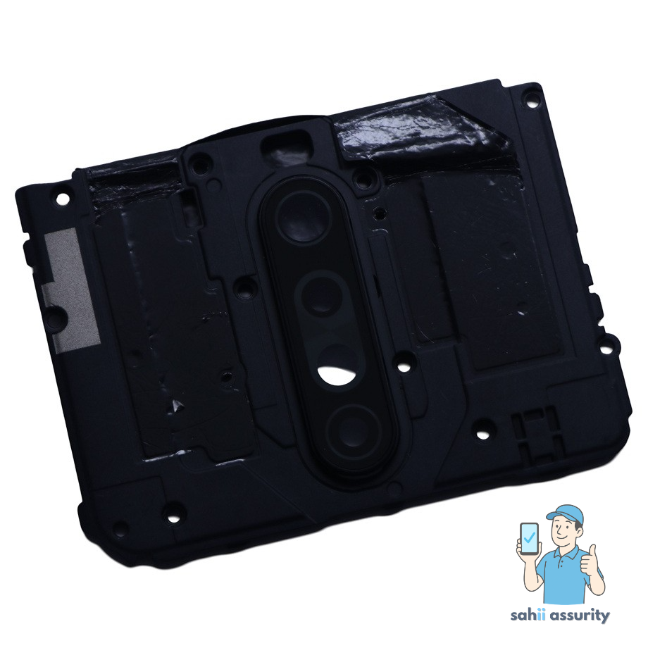 Camera Lens Glass with Frame for Xiaomi Poco X2 Black